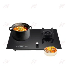 5.0kw Induction Cooker Hob Multifunction Electric Induction Cooker Top 2 Burner 9 Jets Burner Lpg Gas Stove