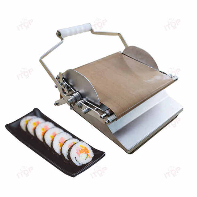 Commercial Quick Round Laver Sushi Roll Maker Roller 304 Stainless Steel Rice Onigiri Sushi Maker Machine