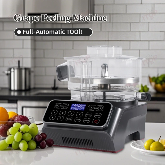 High Efficiency Grape Skin Removing Machine with Efficient Motor Core Component for Grape Peeling