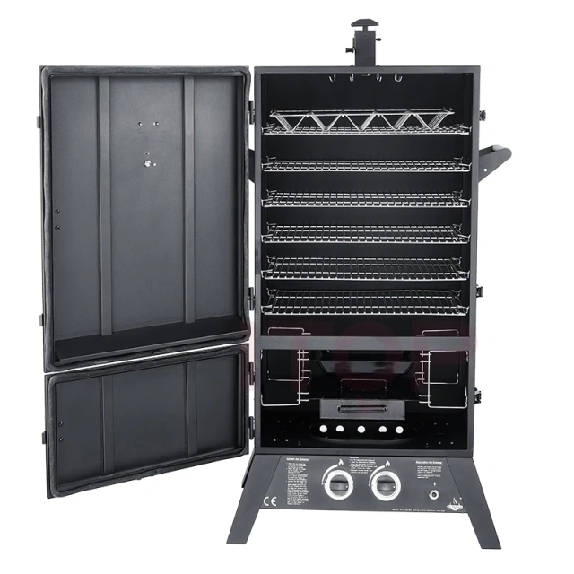 Cast-iron Commercial Wood Smoker Automatic Small Smoke House Machine Industrial Smoke Oven Meat Smoker