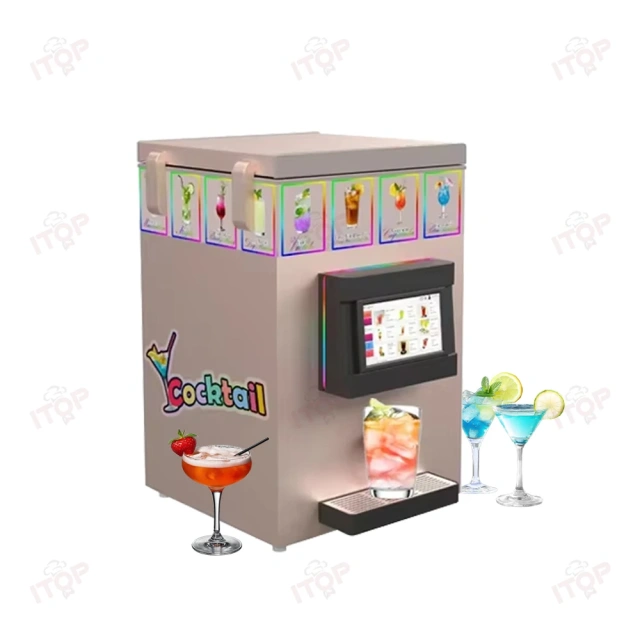Intelligent Cocktail Vending Machine Smart Cocktail Bar Dispenser Maker Machine Automatic Juice Dispenser With Payment System