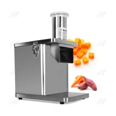 300kg/h Pumpkin Cucumber Electric Vegetable Fruit Dice Maker Potato Carrot Vegetable Cube Dicing Cutting Shredding Machine