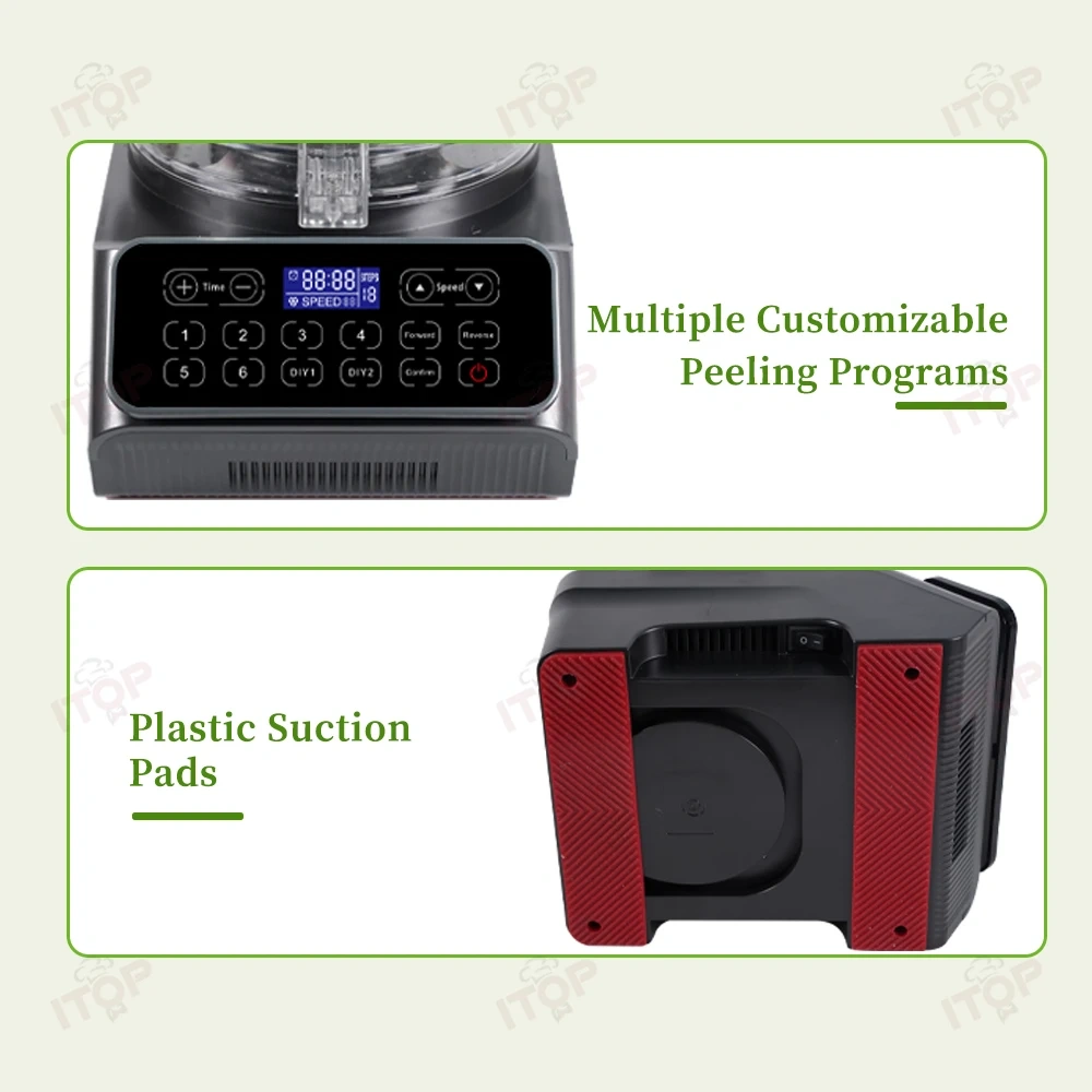 Grape Skin Removing Machine Grape Peeling Machine Round Oval Shape Fruit Peeler