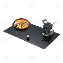 5.0kw Induction Cooker Hob Multifunction Electric Induction Cooker Top 2 Burner 9 Jets Burner Lpg Gas Stove