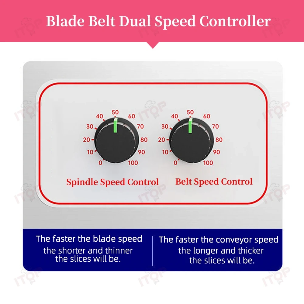 Adjustable 1.5mm To 35 Mm Automatic Commercial Cutter Shredder Spring Onion Celery Pepper Mushrooms Cutting Shredding Machine