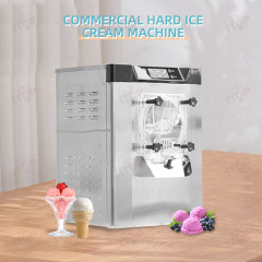 Stainless Steel 20l/h Desktop Ice Cream Machine American Ice Cream Bikes Commercial Gelato Hard Ice Cream Machine