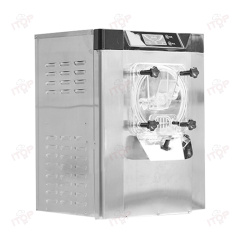 Stainless Steel 20l/h Desktop Ice Cream Machine American Ice Cream Bikes Commercial Gelato Hard Ice Cream Machine