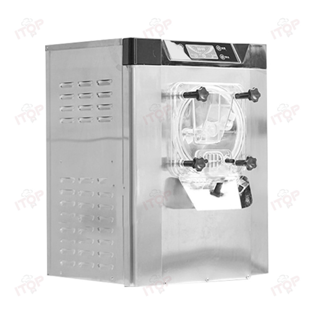 Stainless Steel 20l/h Desktop Ice Cream Machine American Ice Cream Bikes Commercial Gelato Hard Ice Cream Machine