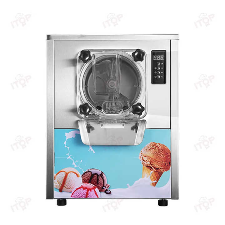 Stainless Steel 20l/h Desktop Ice Cream Machine American Ice Cream Bikes Commercial Gelato Hard Ice Cream Machine