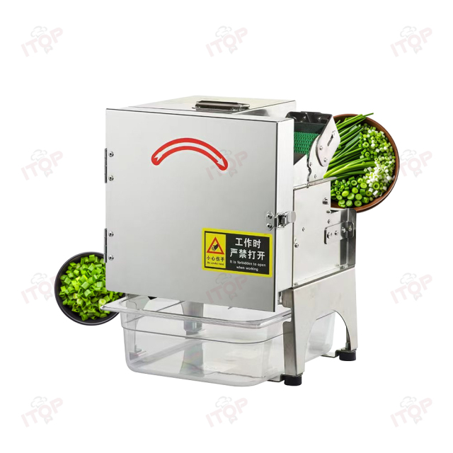 Commercial Industrial Electric Spring Onion Celery Pepper Cutting Machine Vegetable Slicer Chopper Onion Banana Cutter Machine