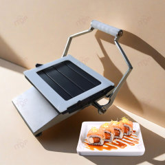 Quick Manual Square Shushi Maki Rolling Machine Semi Automatic Hand Salmon Sushi Roll Crab Roe Roll Making Machine
