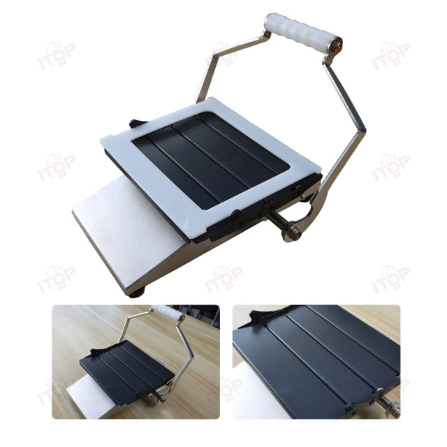 Quick Manual Square Shushi Maki Rolling Machine Semi Automatic Hand Salmon Sushi Roll Crab Roe Roll Making Machine