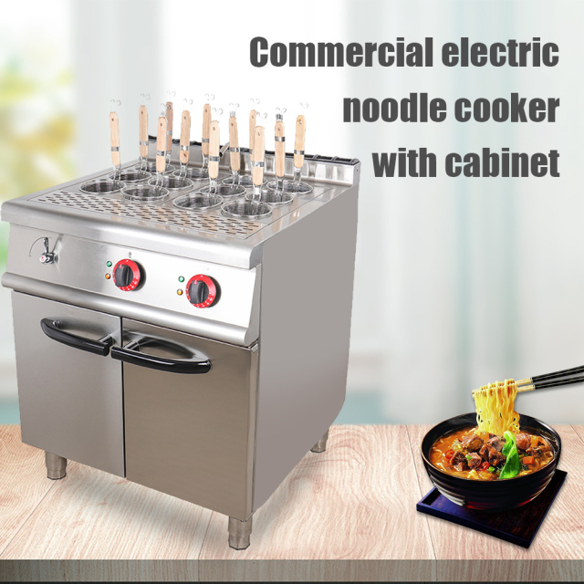 12 Basket Filter Electric Automatic Spaghetti Cooker Machine Stainless Steel Noodle Cooker Cooking Stove Furnace