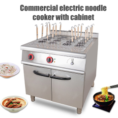16 Holes Large Capacity Commercial Electric Pasta Cooker Stainless Steel Dumplings Wonton Ramen Boiler Stove