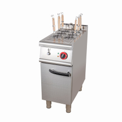 Noodle Cooking Equipment Freestanding Commercial Electric Pasta Cooker With Cabinet Noodle Boiler 6 Baskets