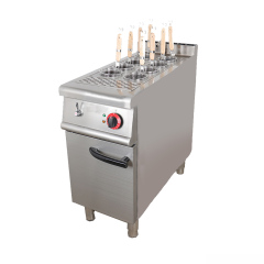 Kitchen Equipment Electric Noodle Cooker Pasta Boiler 8 Baskets Commercial Pasta Cooker With Cabinet
