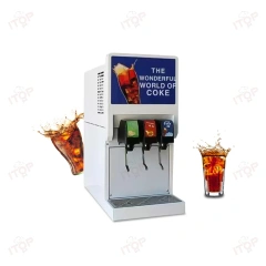150cups/h Carbonated Drinks Soda Mix Machine 3/4 Flavor Automatic Soda Machine Soda Fountain Machine For Cold Drink