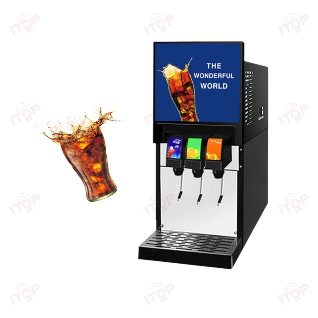 90cups/h Smart 220v Dispenser For Soda Cola Beer Soft Drink Machine For Restaurant And Bar Use With Refrigeration Function