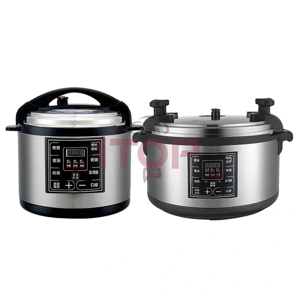 Automatic 15l/17l/26l/33l/40l Stainless Steel Cooking Pot Smart Multifunctional Commercial Electric Pressure Cooker