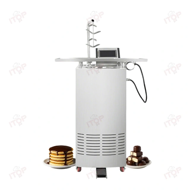 Industrial Commercial 5.5l Automatic Chocolate Melter And Temper Making Machine Constant Temperature Vertical Type