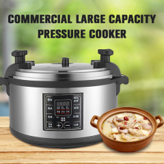 Automatic 15l/17l/26l/33l/40l Stainless Steel Cooking Pot Smart Multifunctional Commercial Electric Pressure Cooker