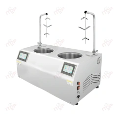 Independent Control Two Pots Chocolate Tempering Machine Chocolate Dispenser 7l+7l Chocolate Melting Pans Machine