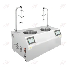 Independent Control Two Pots Chocolate Tempering Machine Chocolate Dispenser 7l+7l Chocolate Melting Pans Machine