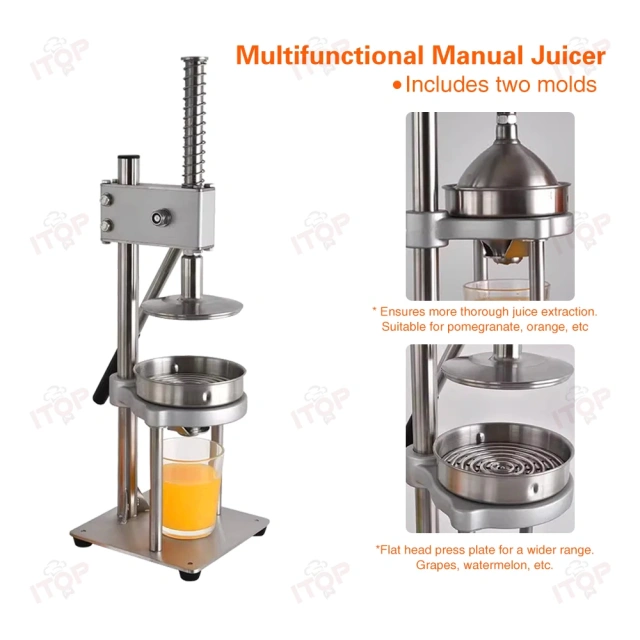 Manual Fruit Citrus Juicer Hand Press Juice Extractor Squeezer Commercial Citrus Orange Lemon Squeezer