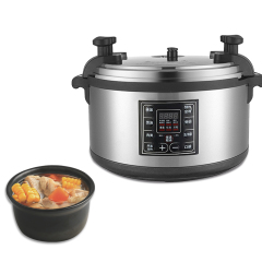 Automatic 15l/17l/26l/33l/40l Stainless Steel Cooking Pot Smart Multifunctional Commercial Electric Pressure Cooker