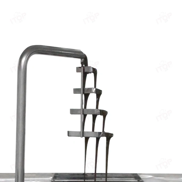 Easy To Operate Large Vibrating Table Commercial Melt Spread 15kg Chocolate Making Machine Continuous Temper Machine