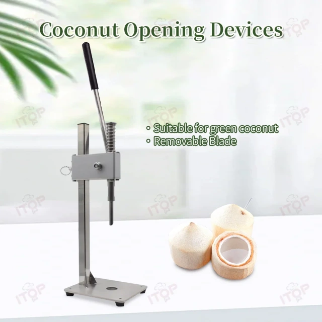 Manual Coconut Opener Tool Heavy Duty Quick Drill Opener for Green Coconut Shell Holing Fruit Shop Home Use