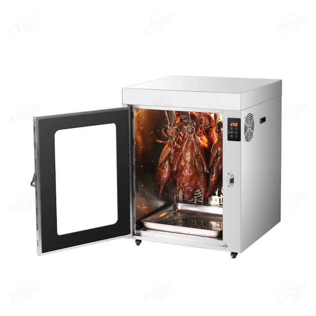 Commercial Electric Roasted Duck Oven Automatic Rotating Roasted Chicken/goose Oven With 12 Hooks 5 Trays