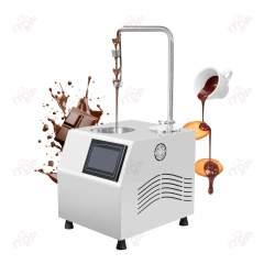 Stainless Steel 5.5L Commercial Small Automatic Heat Chocolate Blocks Melting Tempering Machine With Waterfall Tap