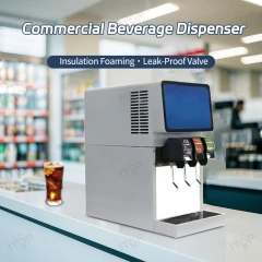 120cups/h Cola Fountain Post Mix Machines Vending Machine Cold Beverage Buffet Cool Drinking Dispenser 3/4/5/6 Nozzles