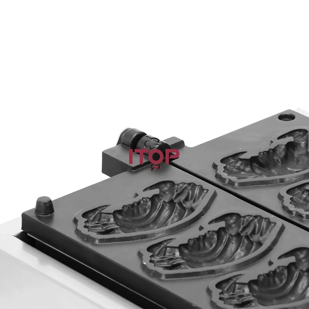 Crab Shape Electric Waffle Maker Household and Car Snack & Ice Cream Waffle Baker Wholesale Price Cartoon Machine