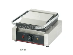 1800W Cast Iron Non-Stick Plate Electric Contact Grill Panini Sandwich Maker