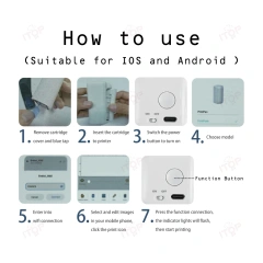 Portable Print Pen For Coffee Cake Food Printing Latte Kitchen Bake Art Diy Inkjet Printer Pattern Design Logo Printing Machine