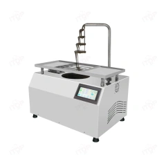Easy To Operate Large Vibrating Table Commercial Melt Spread 15kg Chocolate Making Machine Continuous Temper Machine