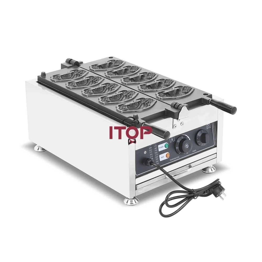 Crab Shape Electric Waffle Maker Household and Car Snack & Ice Cream Waffle Baker Wholesale Price Cartoon Machine