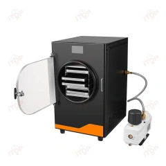 Automatic Home Freeze Dryer 6kg 10kg Capacity Lyophilizer With Pump Engine Gear Vacuum Drying Equipment