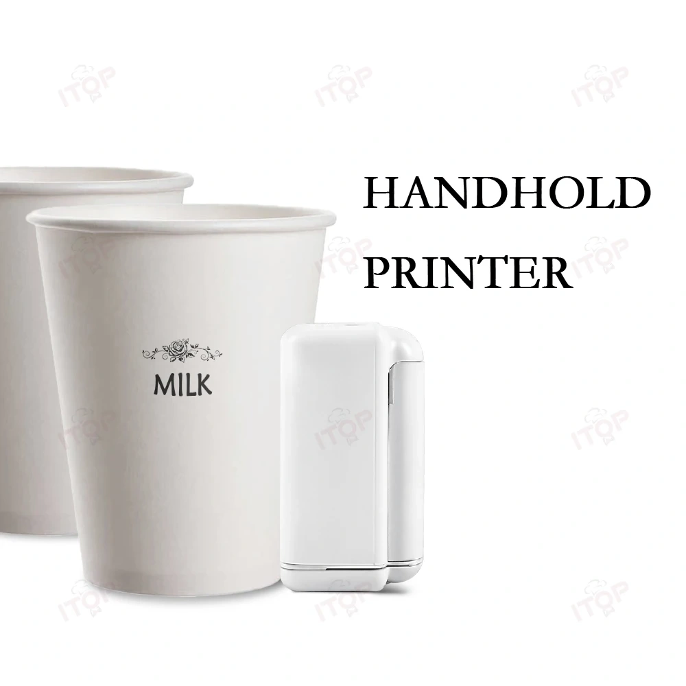 Portable Print Pen For Coffee Cake Food Printing Latte Kitchen Bake Art Diy Inkjet Printer Pattern Design Logo Printing Machine