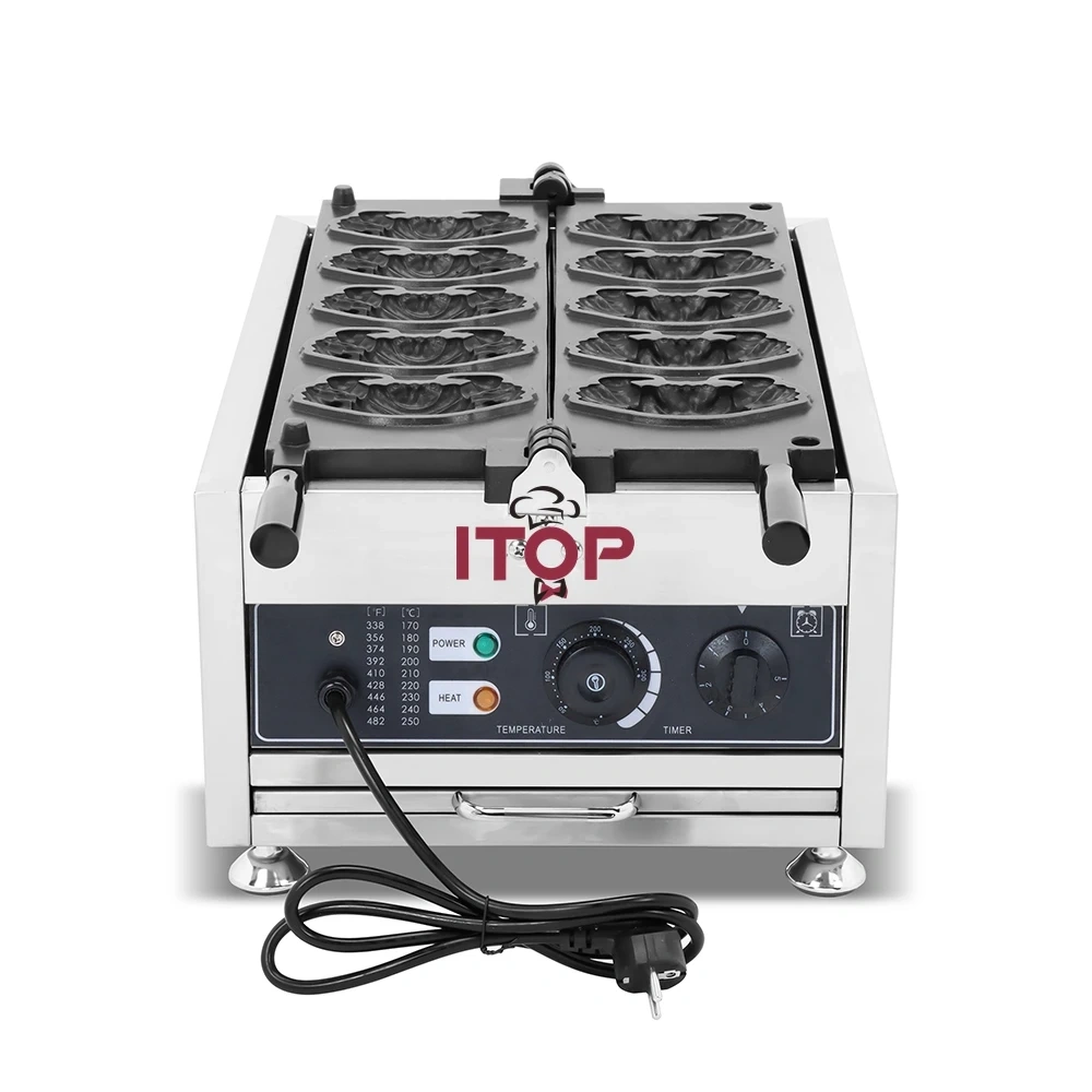Crab Shape Electric Waffle Maker Household and Car Snack & Ice Cream Waffle Baker Wholesale Price Cartoon Machine