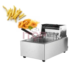 Multi-functional Single-tank Stainless Steel Commercial Electric Chicken Fryer Home Restaurant Snack Shops Use