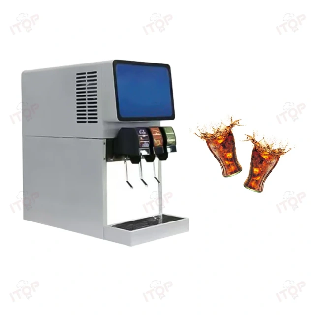 120cups/h Cola Fountain Post Mix Machines Vending Machine Cold Beverage Buffet Cool Drinking Dispenser 3/4/5/6 Nozzles