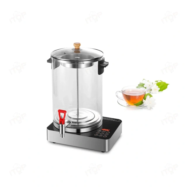 Commercial Catering 10L 15L 20L Tea Urn Stainless Steel Electric Tea Boiler Warmer Water Heater With Remote Control