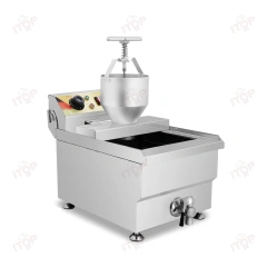 17 Litres Commercial Industrial Frying Donut Machine Electric Fryer Donut Maker With 3l Manual Donut Depositor Filler