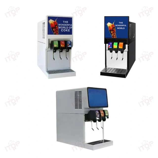 90cups/h Smart 220v Dispenser For Soda Cola Beer Soft Drink Machine For Restaurant And Bar Use With Refrigeration Function