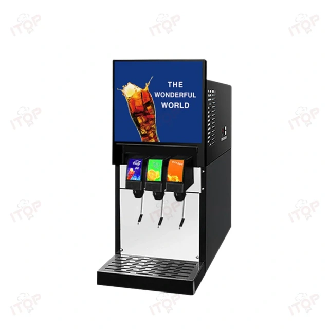 90cups/h Smart 220v Dispenser For Soda Cola Beer Soft Drink Machine For Restaurant And Bar Use With Refrigeration Function