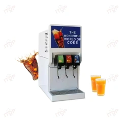 150cups/h Carbonated Drinks Soda Mix Machine 3/4 Flavor Automatic Soda Machine Soda Fountain Machine For Cold Drink