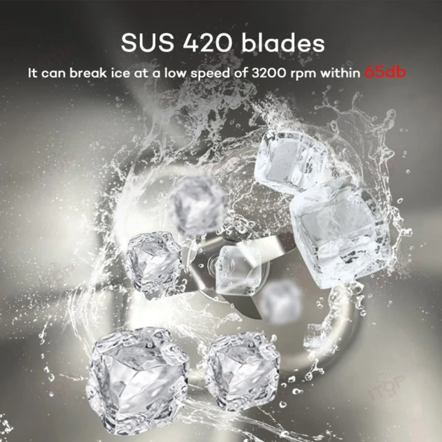 Premium 4l Commercial Smoothie Blender Countertop Heavy Duty 4 Liter 3200w Powerful Food Processors Mixer